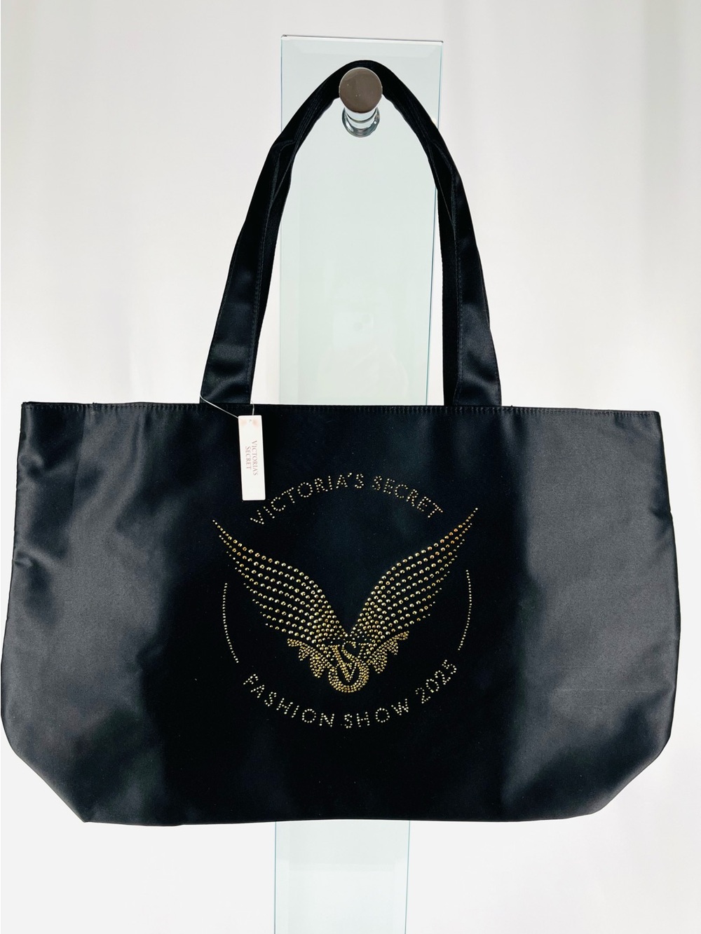NWT Victoria’s Secret Large Color-Block Tote Bag Pink Red Black